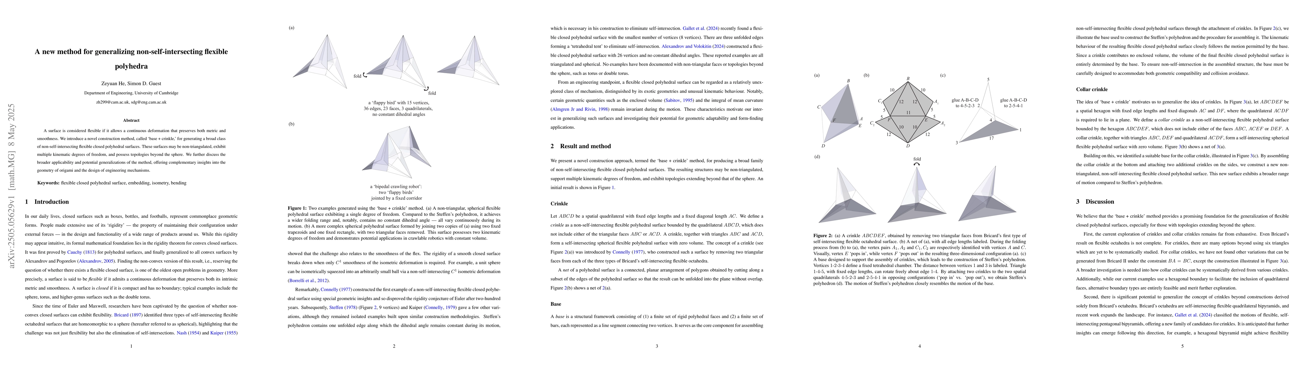 Thumbnail for A new method for generalizing non-self-intersecting flexible polyhedra