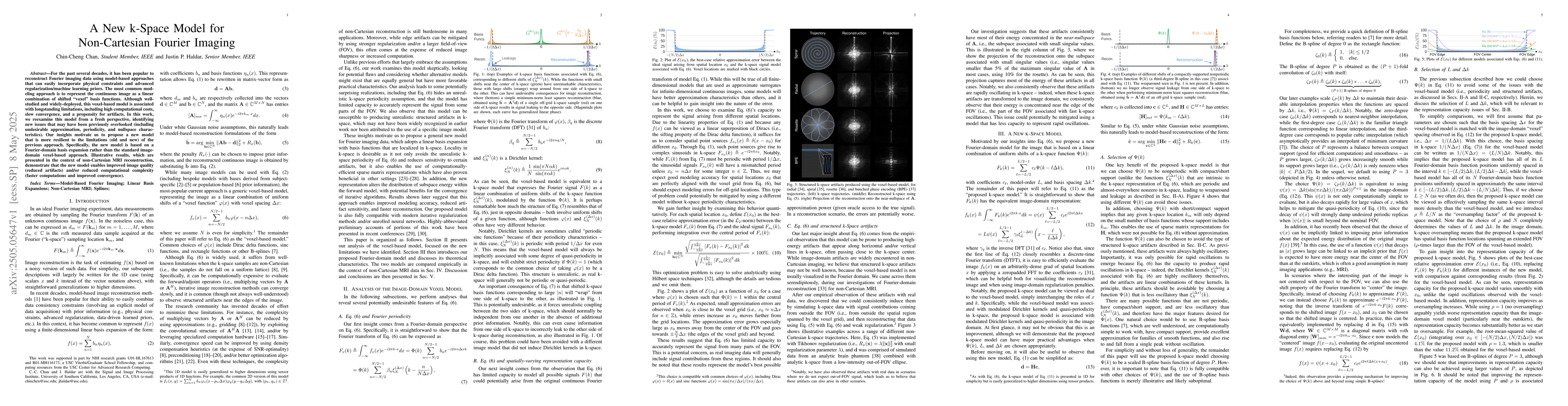 Thumbnail for A New k-Space Model for Non-Cartesian Fourier Imaging