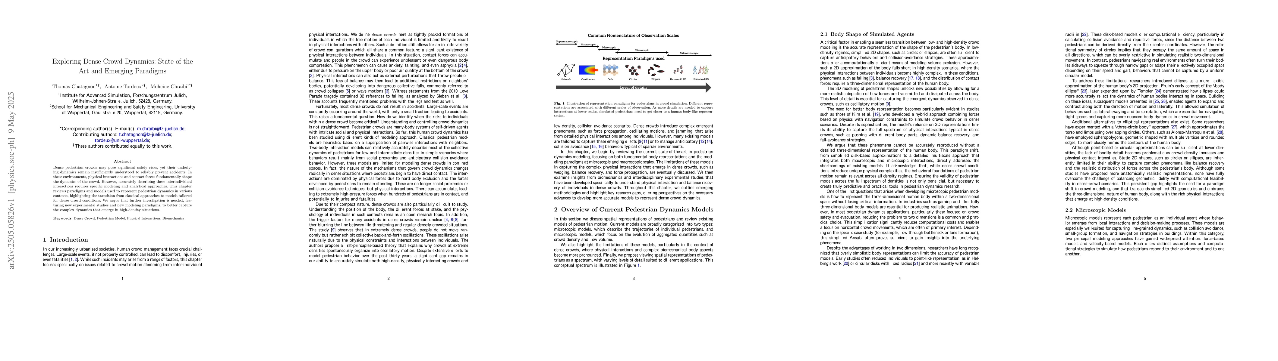 Thumbnail for Exploring Dense Crowd Dynamics: State of the Art and Emerging Paradigms