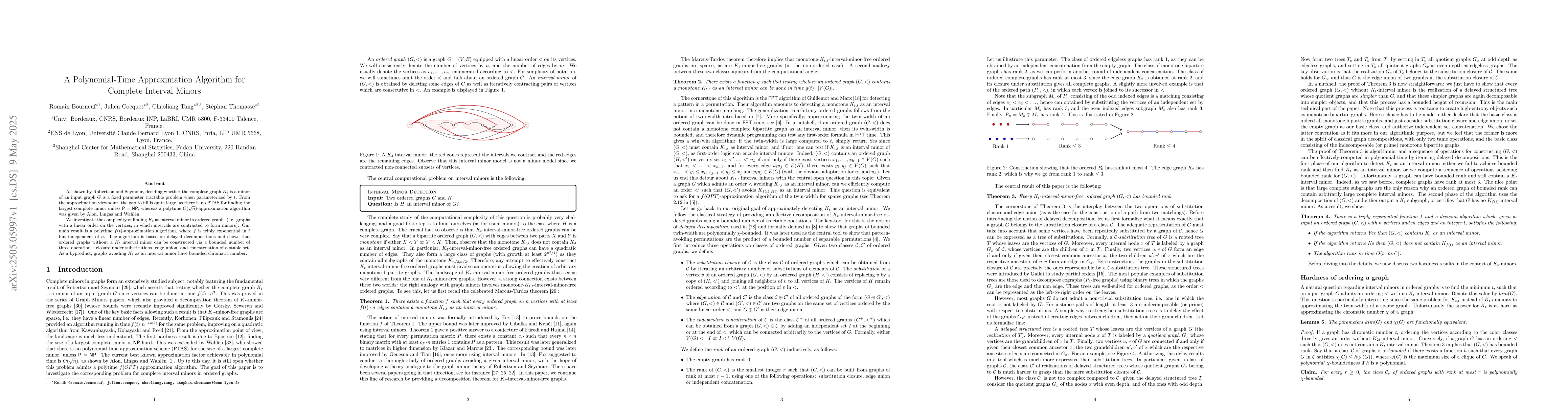 Thumbnail for A Polynomial-Time Approximation Algorithm for Complete Interval Minors