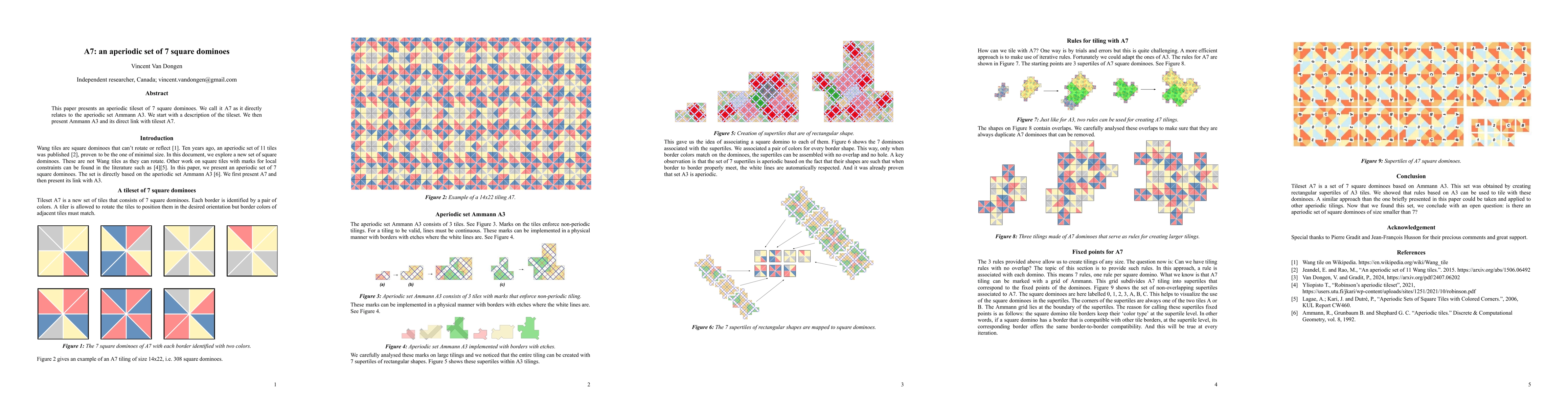 Thumbnail for A7: An aperiodic set of 7 square dominoes