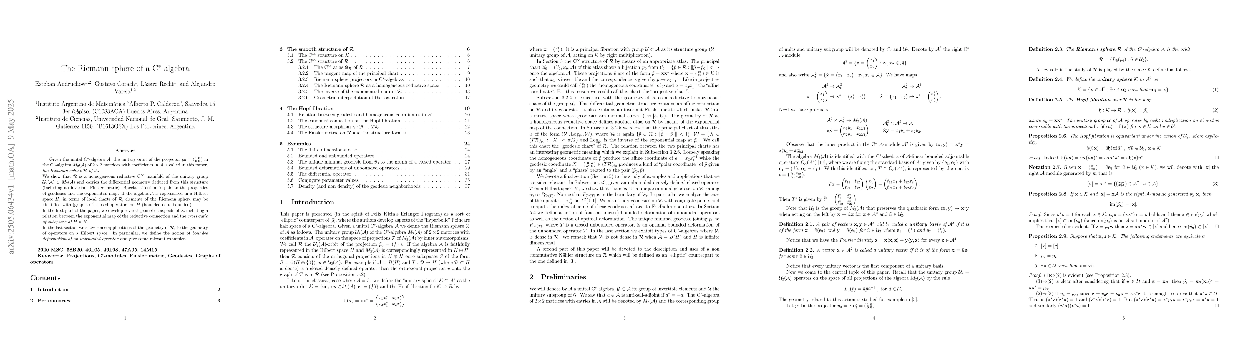 Thumbnail for The Riemann sphere of a C*-algebra