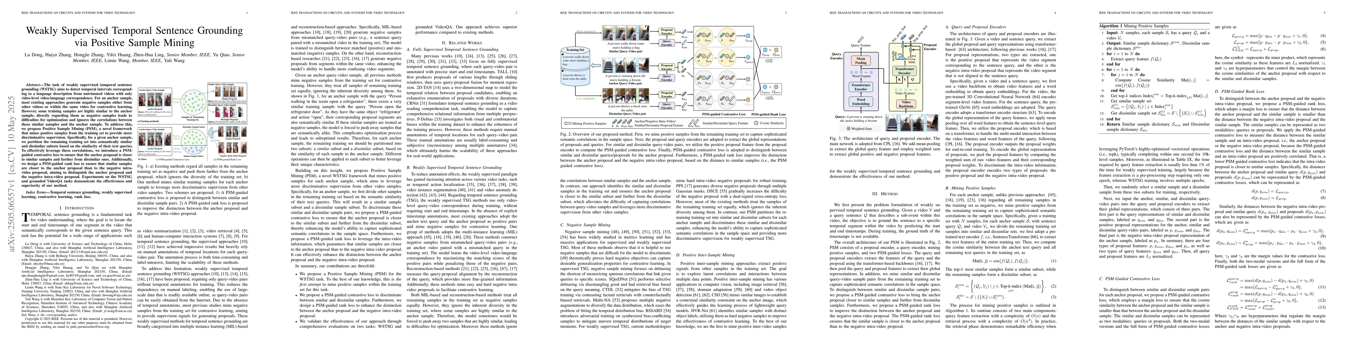 Thumbnail for Weakly Supervised Temporal Sentence Grounding via Positive Sample Mining