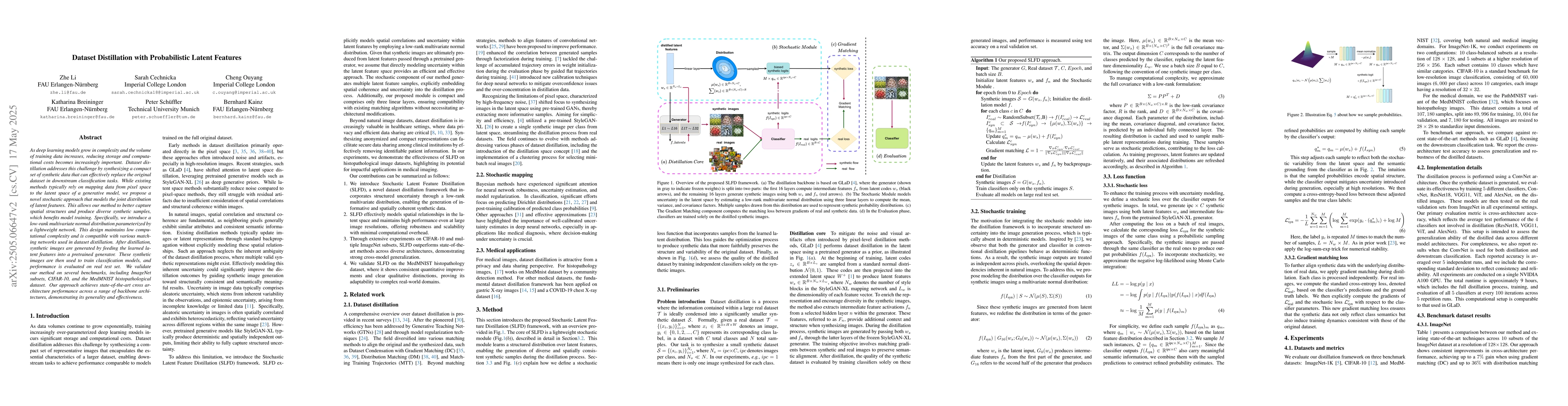 Thumbnail for Dataset Distillation with Probabilistic Latent Features