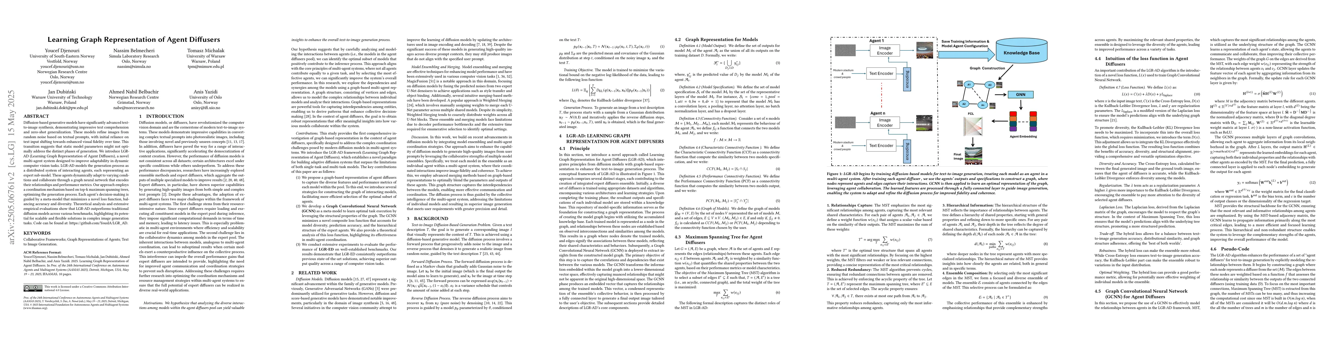 Thumbnail for Learning Graph Representation of Agent Diffusers