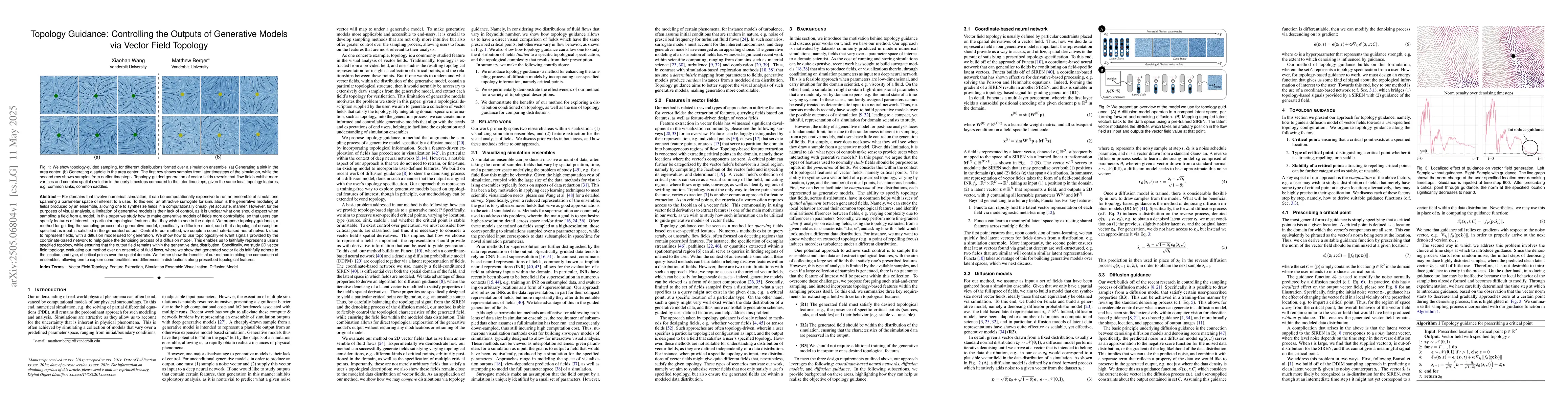 Thumbnail for Topology Guidance: Controlling the Outputs of Generative Models via
  Vector Field Topology