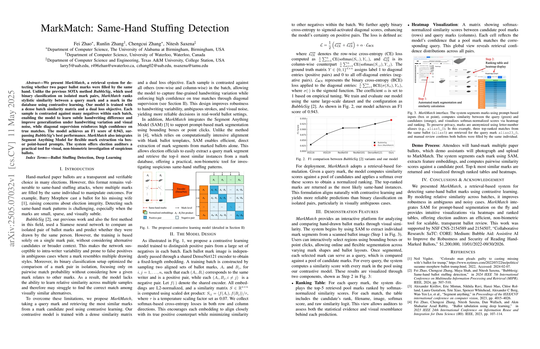 Thumbnail for MarkMatch: Same-Hand Stuffing Detection