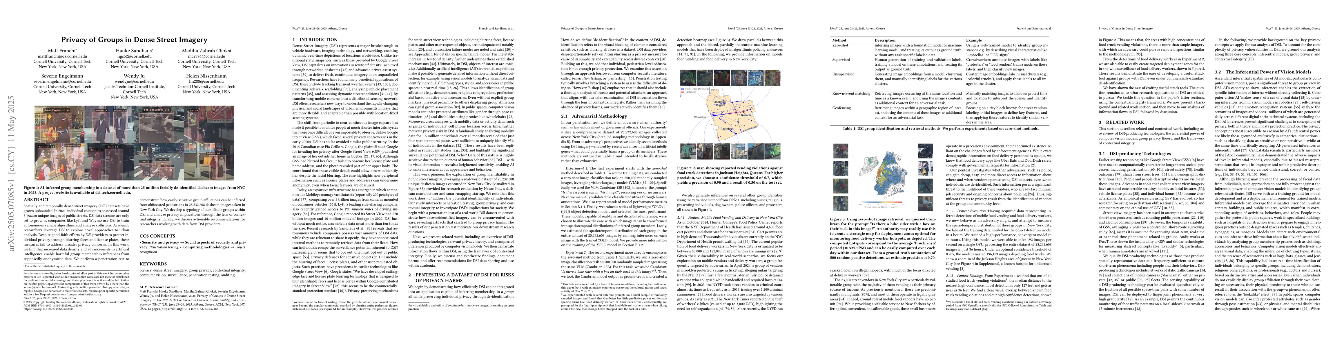 Thumbnail for Privacy of Groups in Dense Street Imagery