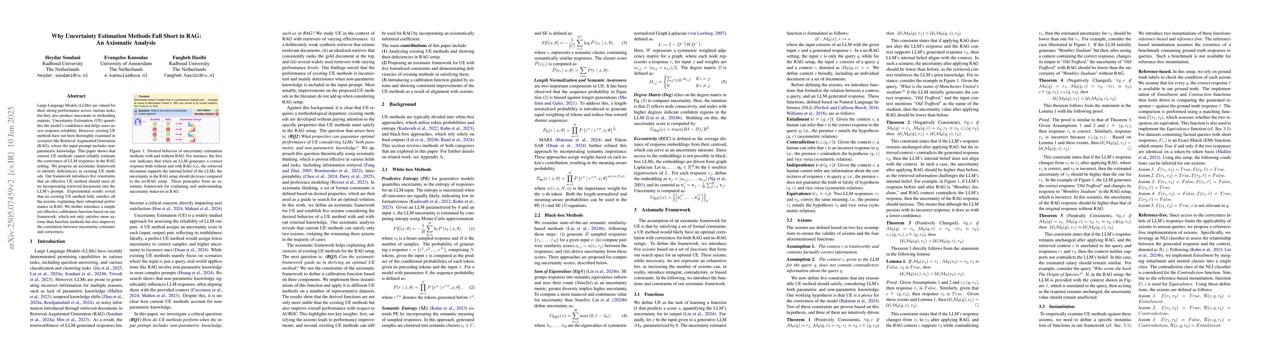 Thumbnail for Why Uncertainty Estimation Methods Fall Short in RAG: An Axiomatic
  Analysis