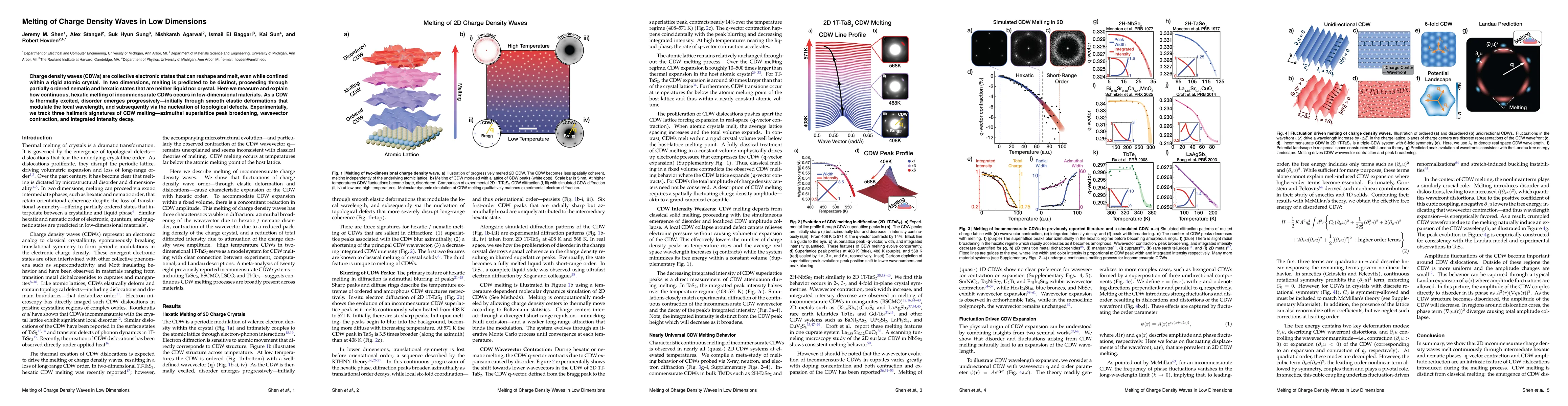 Thumbnail for Melting of Charge Density Waves in Low Dimensions