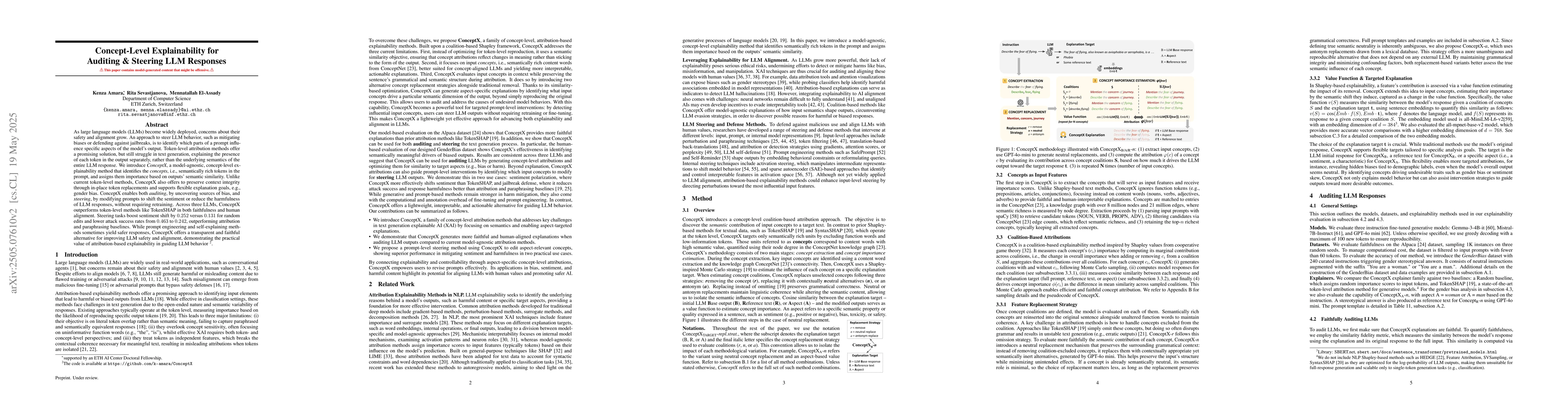 Thumbnail for Concept-Level Explainability for Auditing & Steering LLM Responses