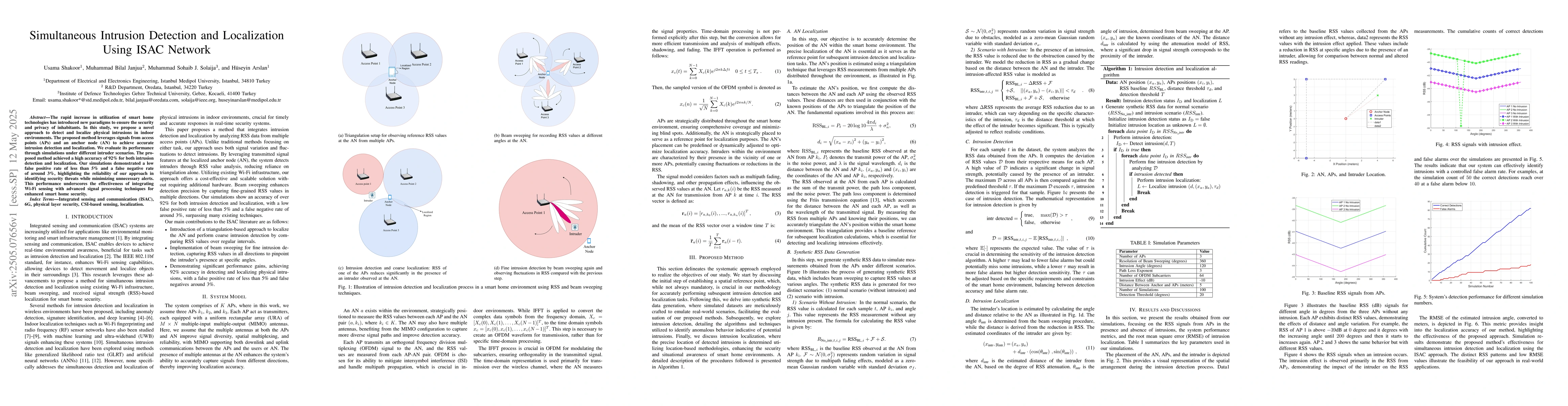 Thumbnail for Simultaneous Intrusion Detection and Localization Using ISAC Network