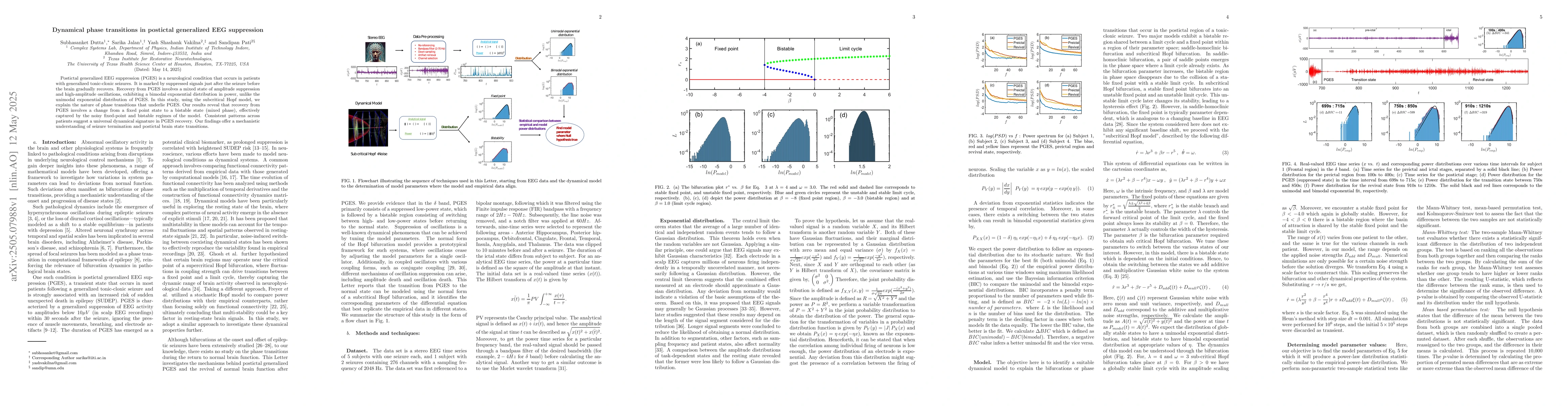 Thumbnail for Dynamical phase transitions in postictal generalized EEG suppression