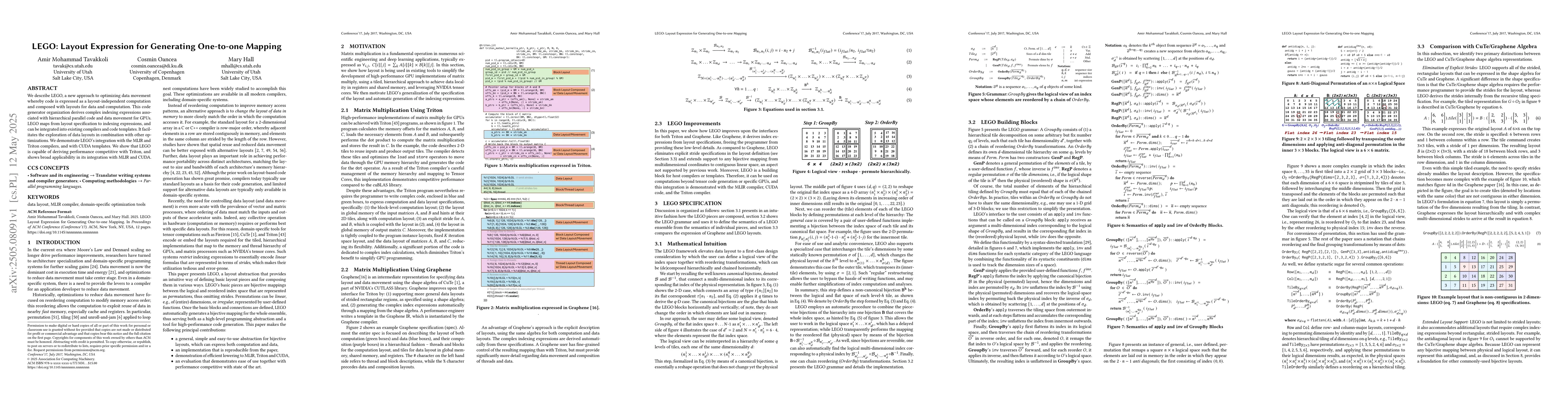 Thumbnail for LEGO: Layout Expression for Generating One-to-one Mapping