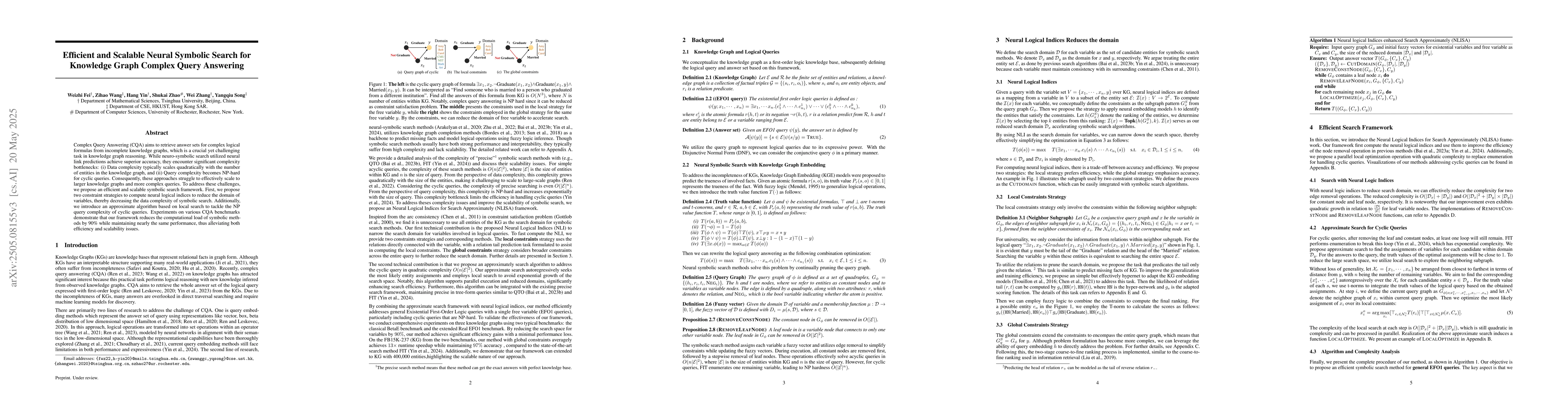Thumbnail for Efficient and Scalable Neural Symbolic Search for Knowledge Graph
  Complex Query Answering