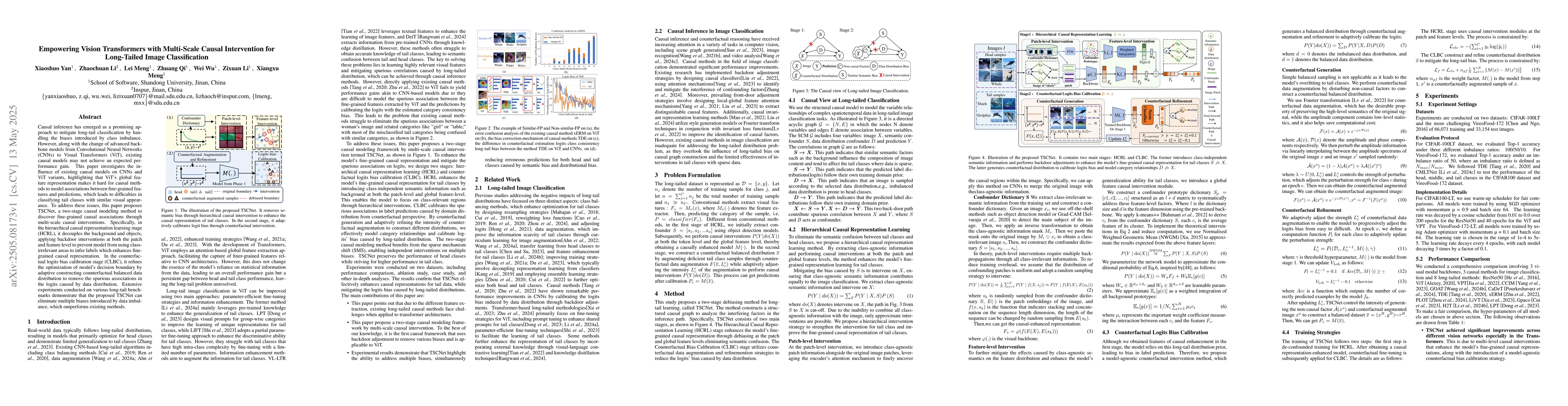 Thumbnail for Empowering Vision Transformers with Multi-Scale Causal Intervention for
  Long-Tailed Image Classification