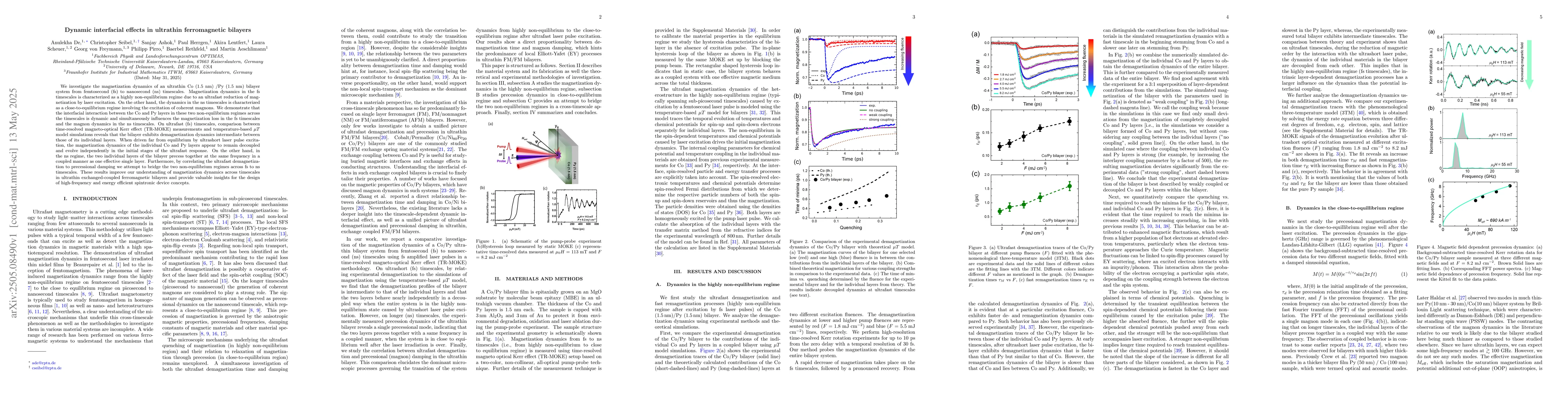 Thumbnail for Dynamic interfacial effects in ultrathin ferromagnetic bilayers
