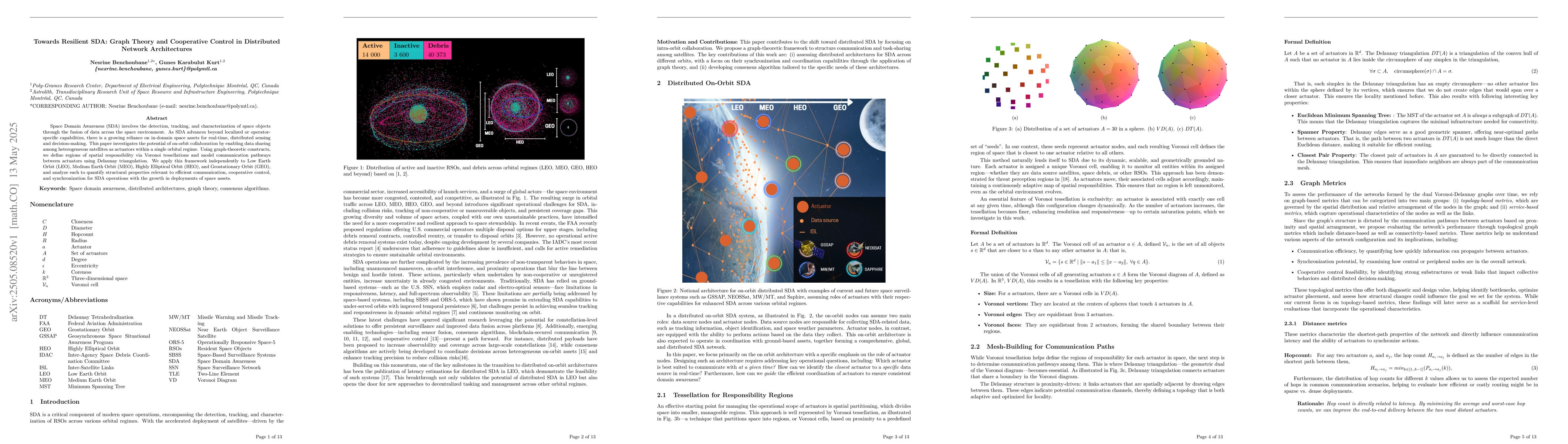 Thumbnail for Towards Resilient SDA: Graph Theory and Cooperative Control in
  Distributed Network Architectures