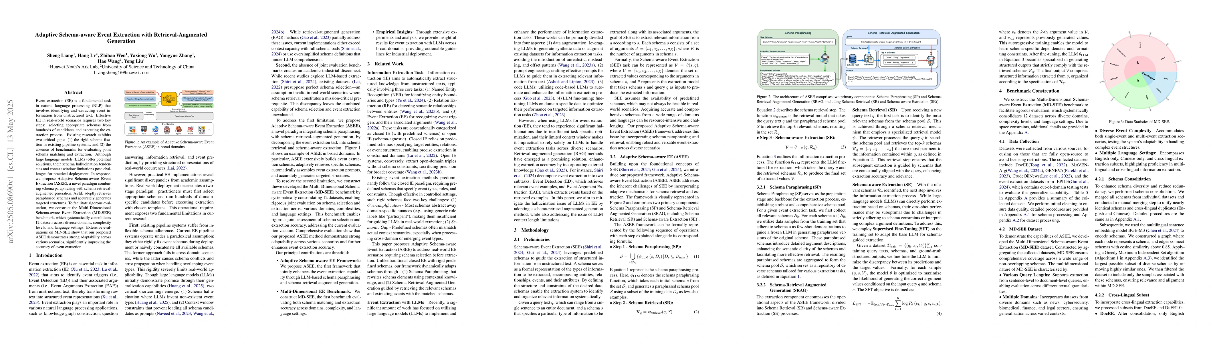 Thumbnail for Adaptive Schema-aware Event Extraction with Retrieval-Augmented
  Generation