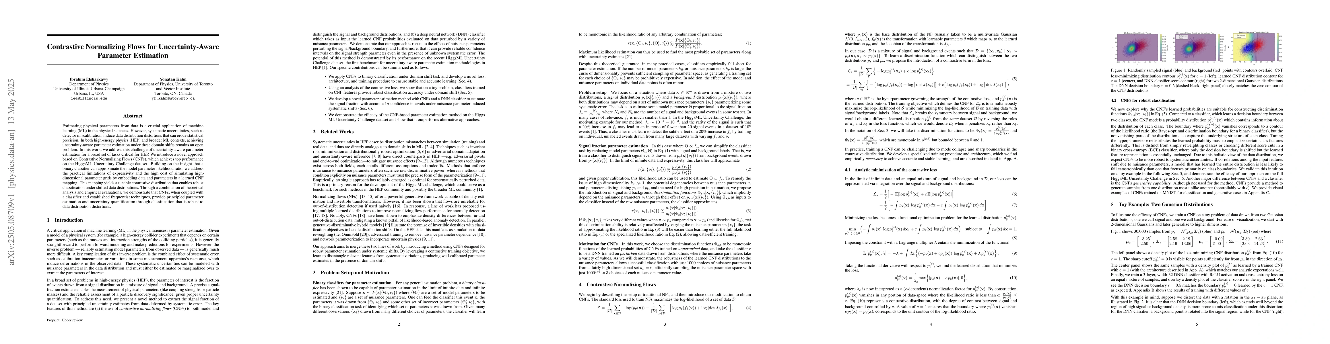Thumbnail for Contrastive Normalizing Flows for Uncertainty-Aware Parameter Estimation