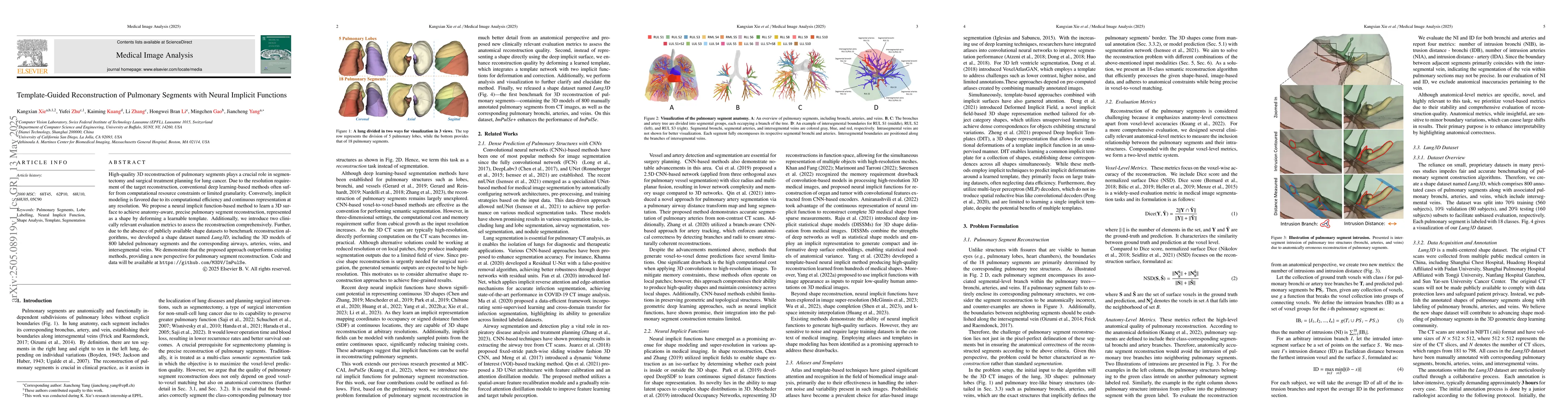 Thumbnail for Template-Guided Reconstruction of Pulmonary Segments with Neural
  Implicit Functions