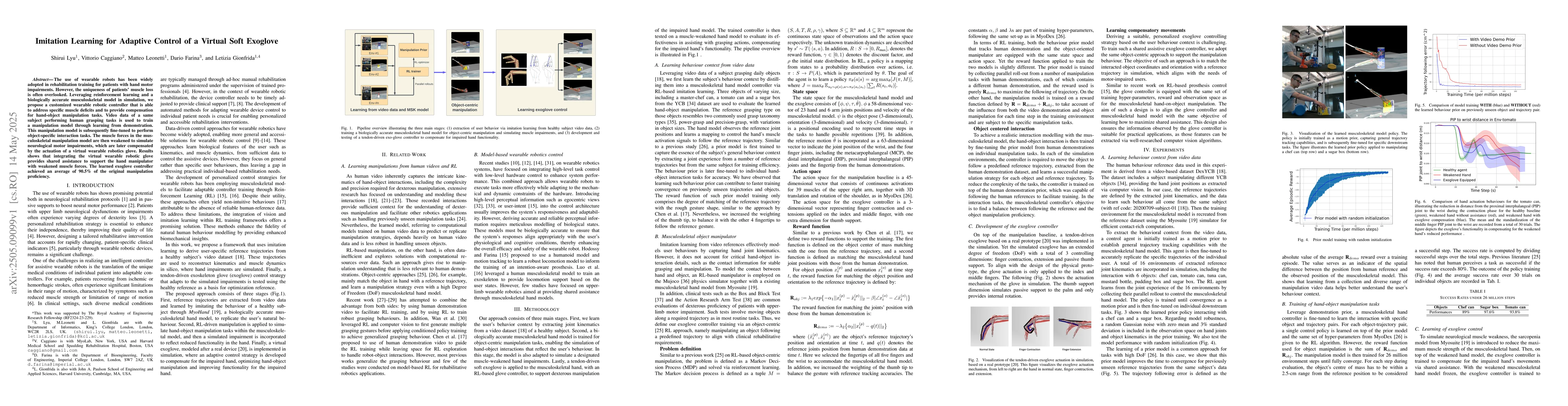 Thumbnail for Imitation Learning for Adaptive Control of a Virtual Soft Exoglove