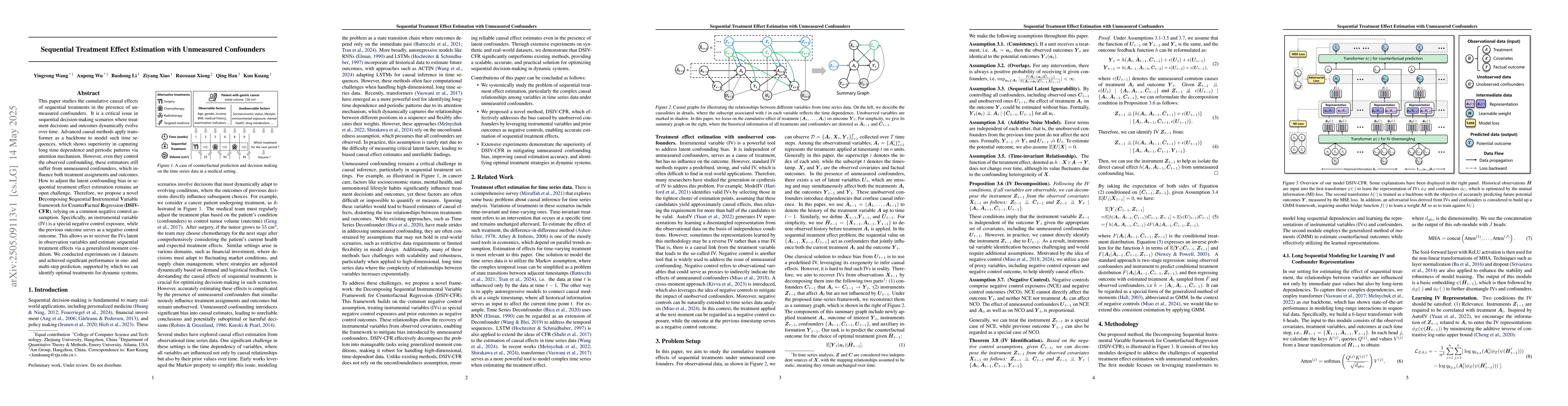 Thumbnail for Sequential Treatment Effect Estimation with Unmeasured Confounders