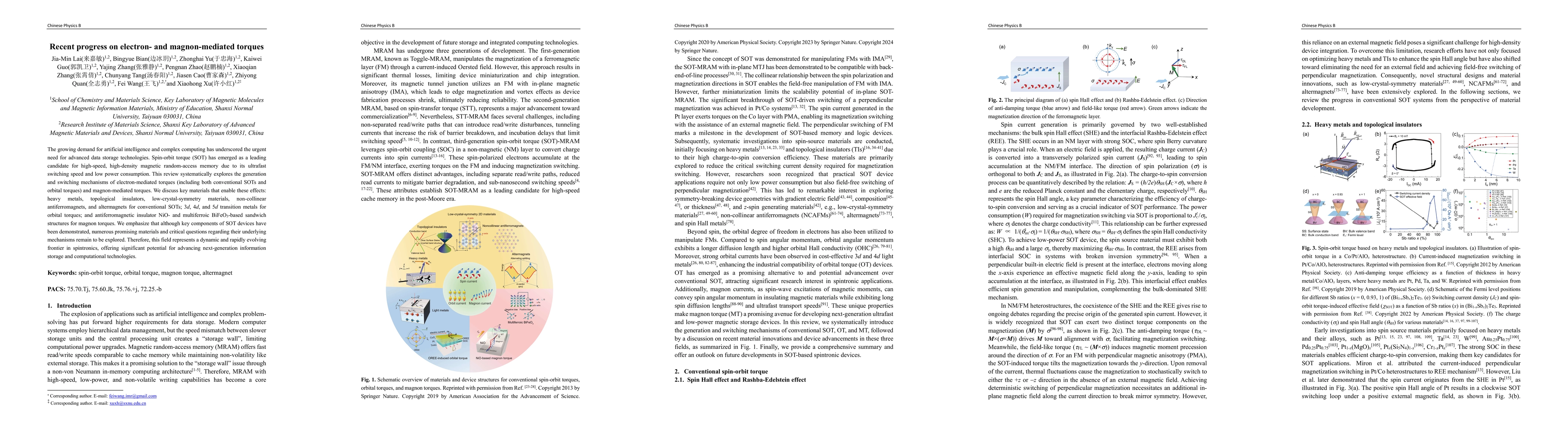 Thumbnail for Recent progress on electron- and magnon-mediated torques