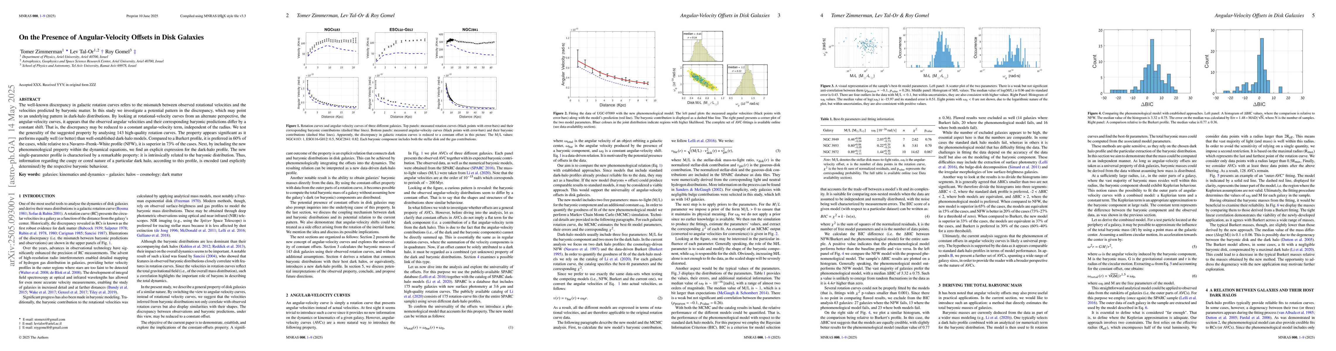 Thumbnail for On the Presence of Angular-Velocity Offsets in Disk Galaxies