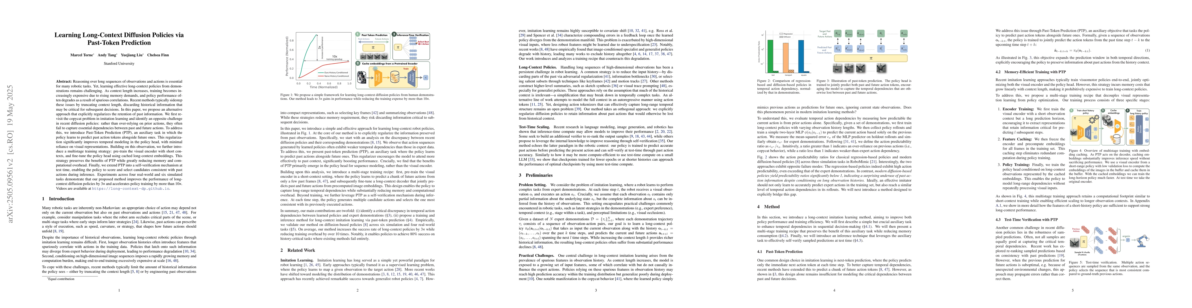 Thumbnail for Learning Long-Context Diffusion Policies via Past-Token Prediction