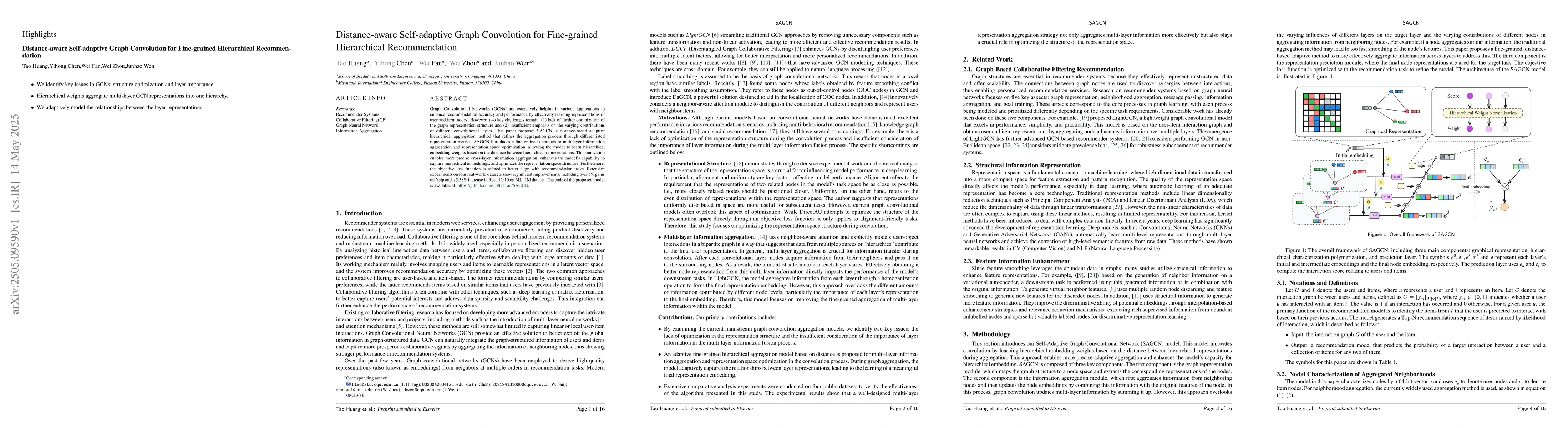 Thumbnail for Distance-aware Self-adaptive Graph Convolution for Fine-grained
  Hierarchical Recommendation