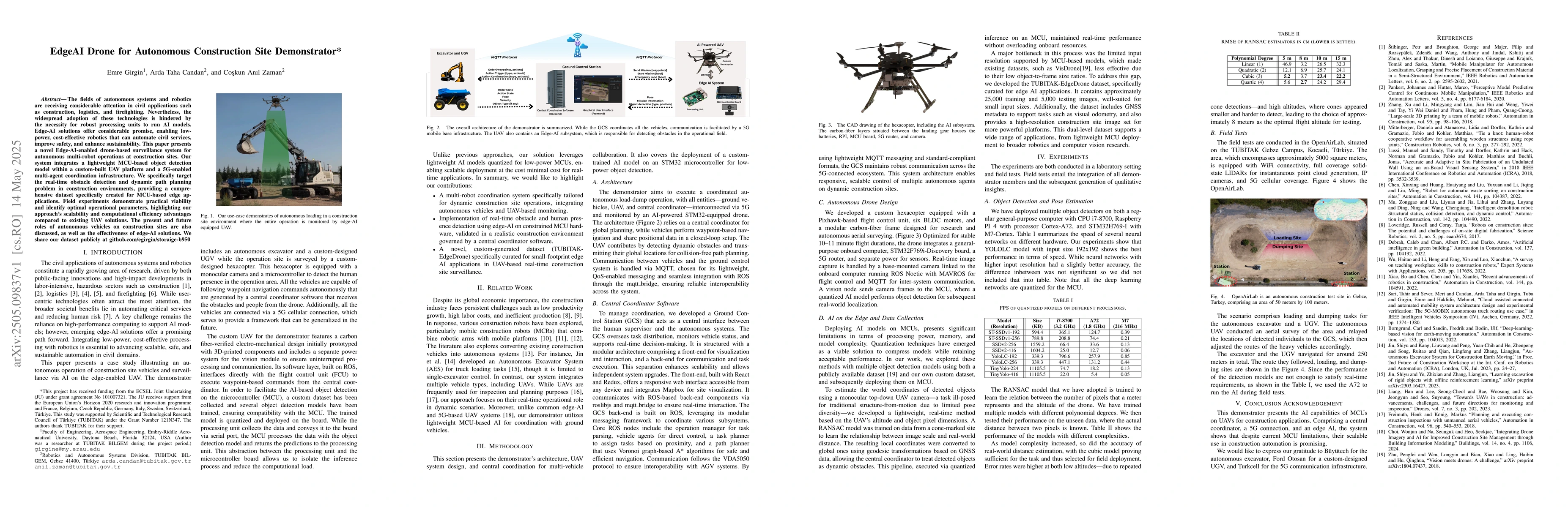 Thumbnail for EdgeAI Drone for Autonomous Construction Site Demonstrator