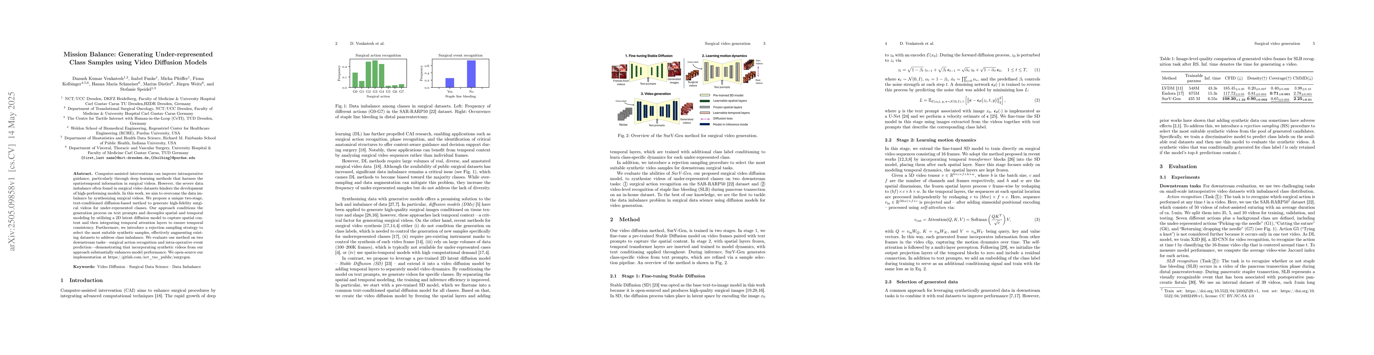 Thumbnail for Mission Balance: Generating Under-represented Class Samples using Video
  Diffusion Models