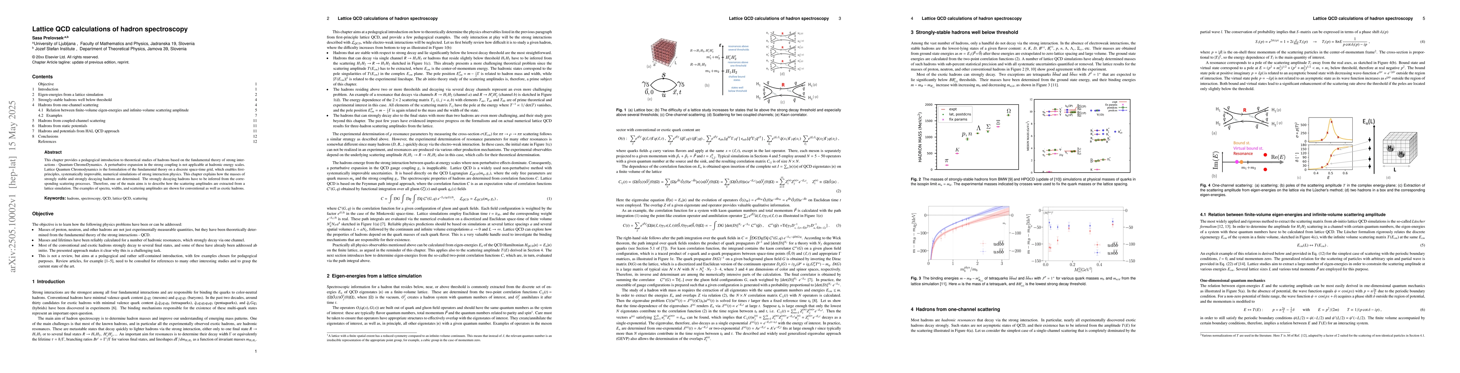 Thumbnail for Lattice QCD calculations of hadron spectroscopy
