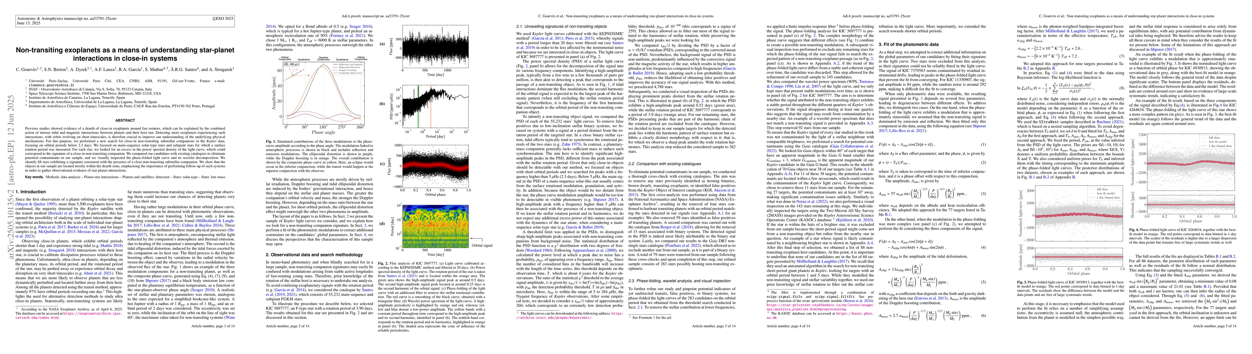 Thumbnail for Non-transiting exoplanets as a means to understand star-planet
  interactions in close-in systems