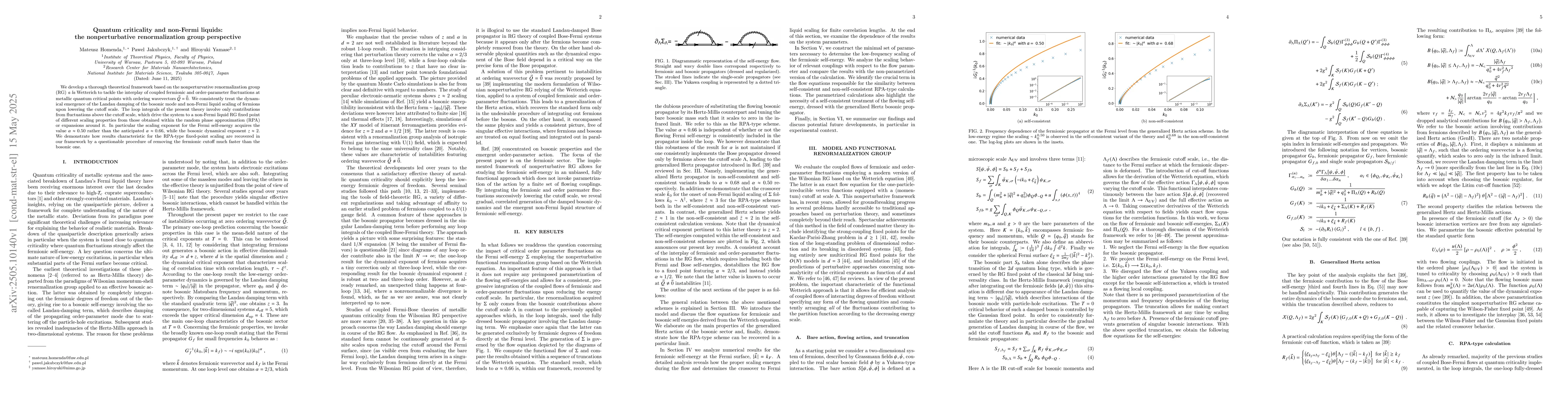 Thumbnail for Quantum criticality and non-Fermi liquids: the nonperturbative
  renormalization group perspective
