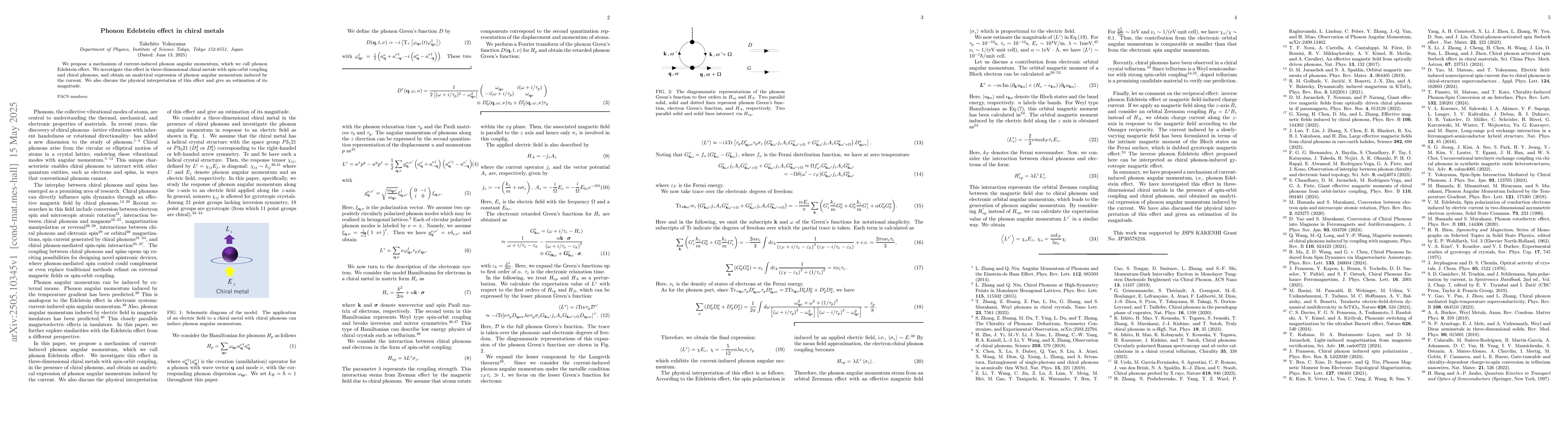 Thumbnail for Phonon Edelstein effect in chiral metals