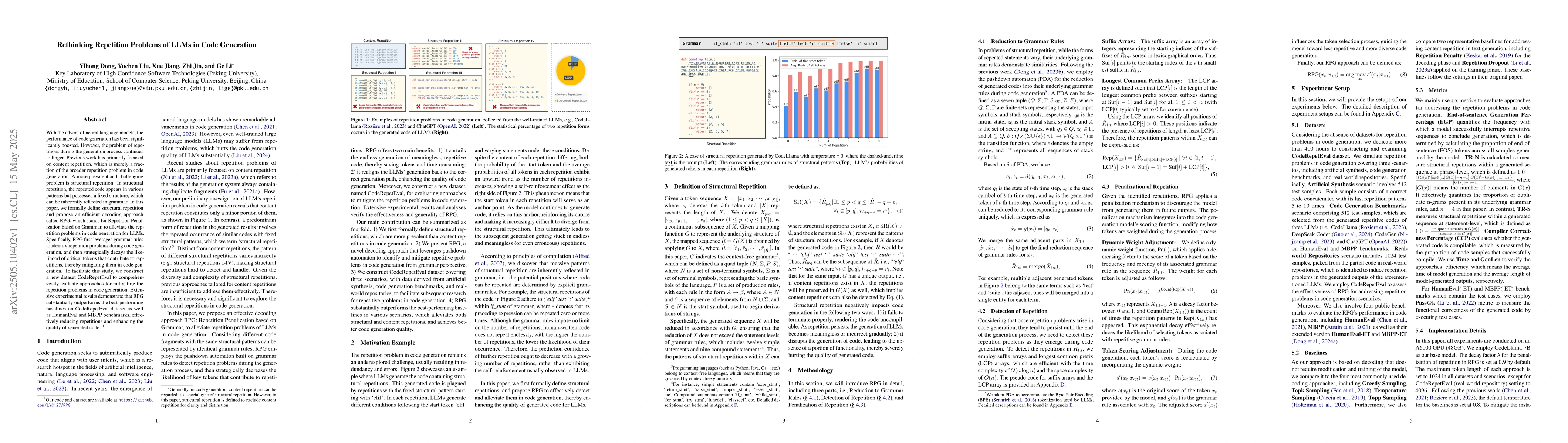 Thumbnail for Rethinking Repetition Problems of LLMs in Code Generation