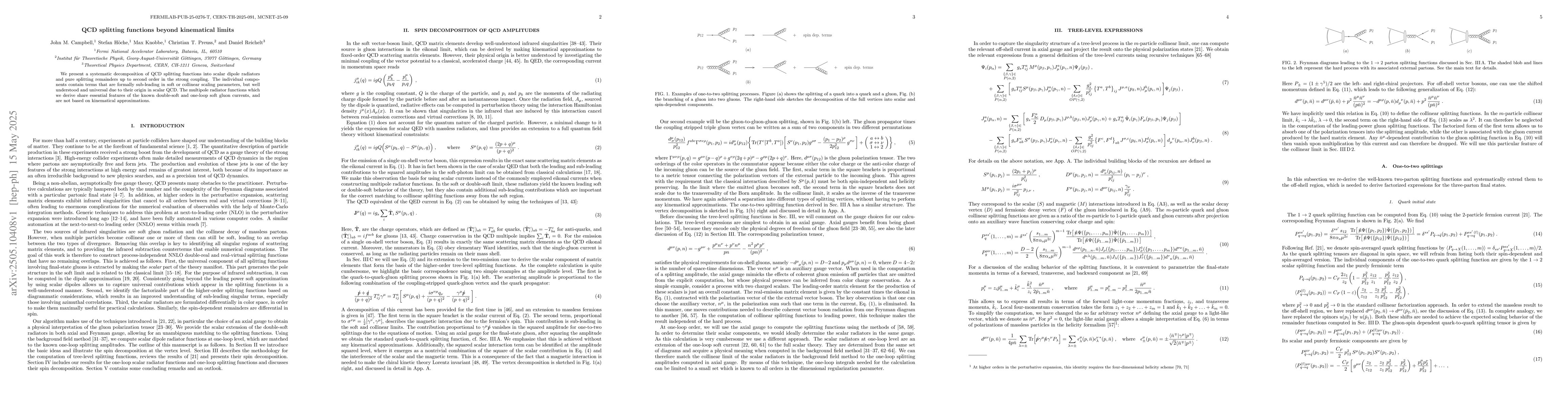Thumbnail for QCD splitting functions beyond kinematical limits
