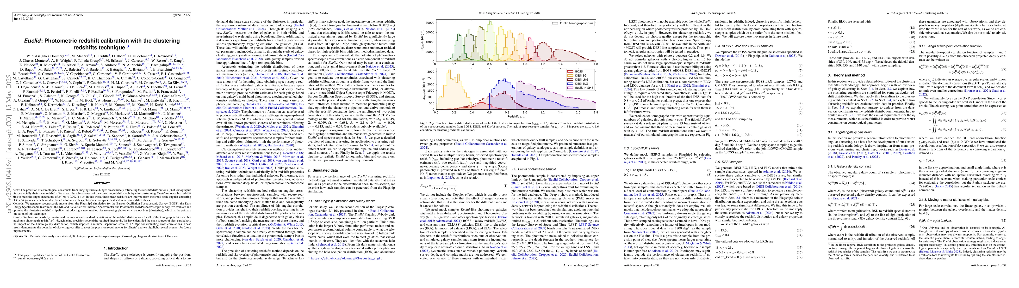 Thumbnail for Euclid: Photometric redshift calibration with the clustering redshifts
  technique