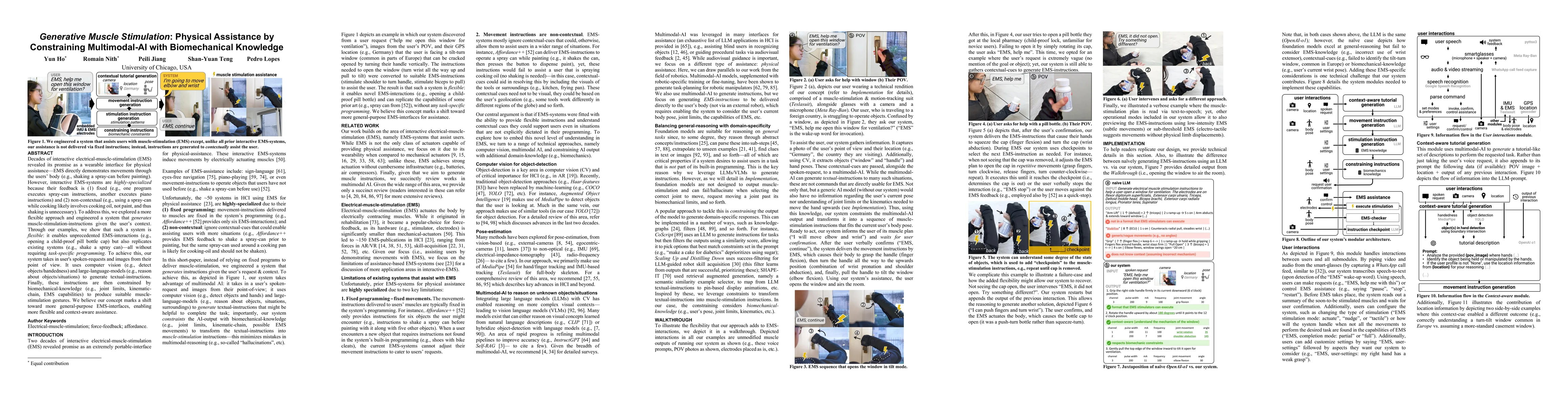 Thumbnail for Generative Muscle Stimulation: Physical Assistance by Constraining
  Multimodal-AI with Biomechanical Knowledge