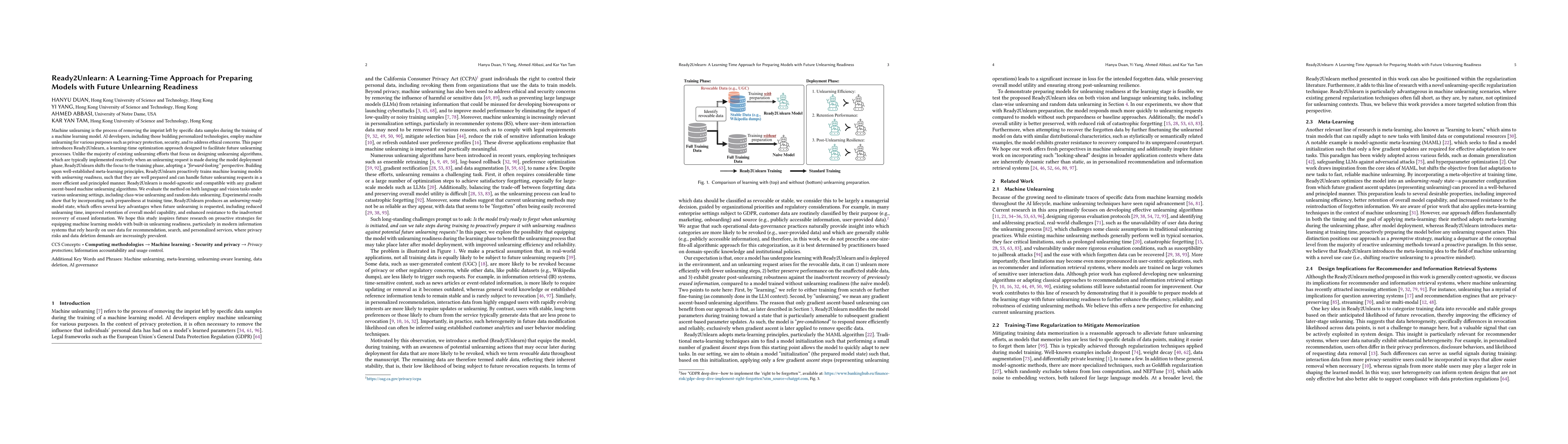 Thumbnail for Ready2Unlearn: A Learning-Time Approach for Preparing Models with Future Unlearning Readiness