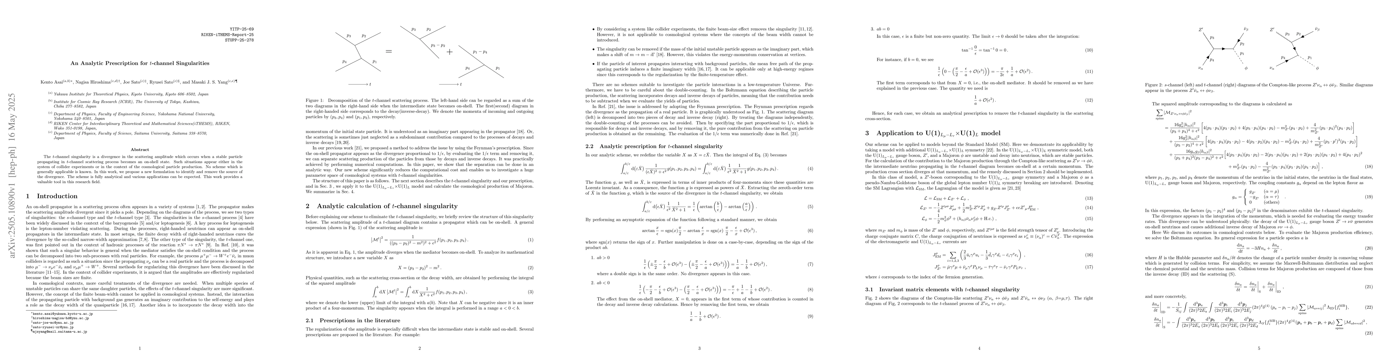 Thumbnail for An Analytic Prescription for $t$-channel Singularities