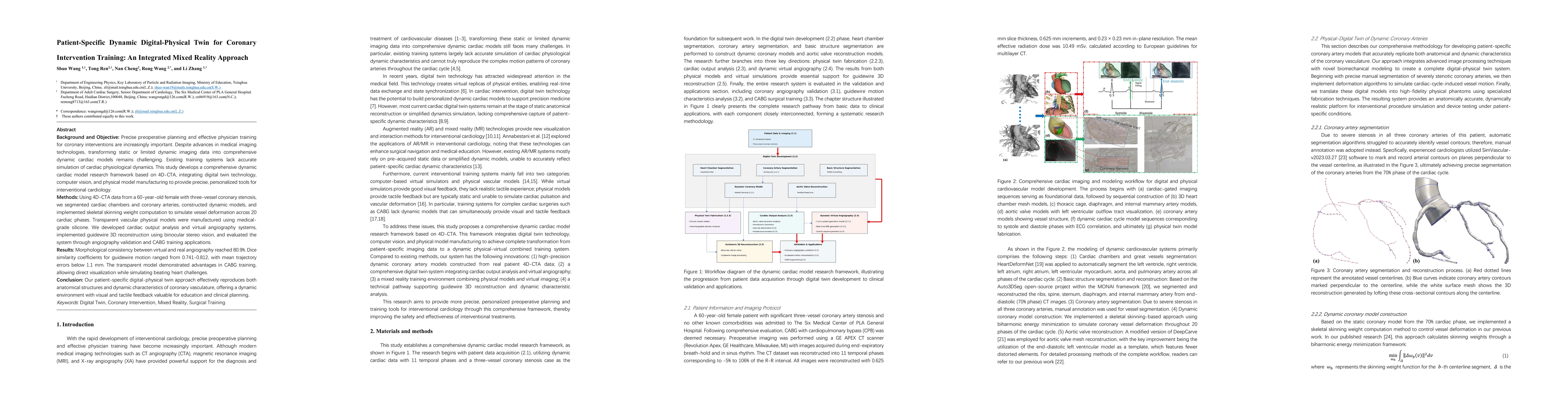 Thumbnail for Patient-Specific Dynamic Digital-Physical Twin for Coronary Intervention
  Training: An Integrated Mixed Reality Approach