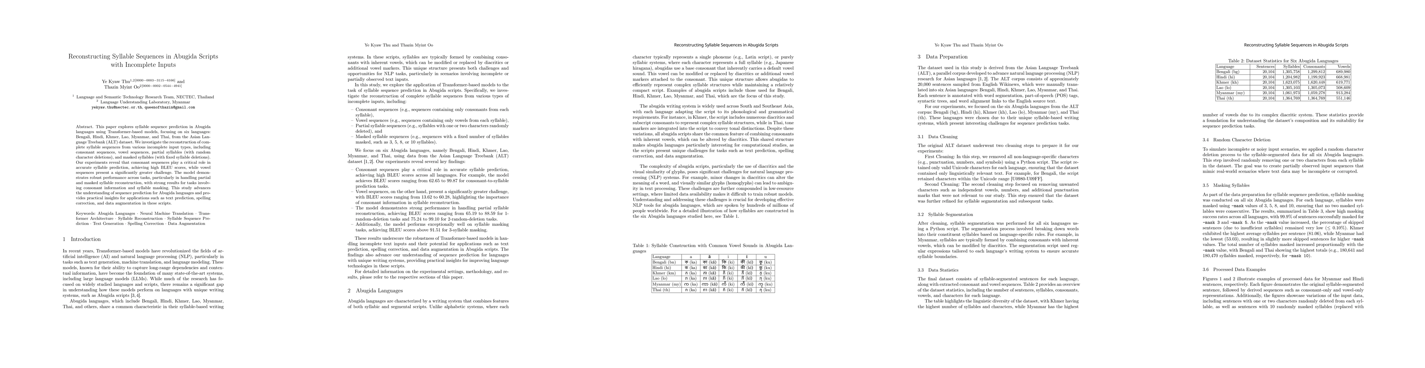 Thumbnail for Reconstructing Syllable Sequences in Abugida Scripts with Incomplete
  Inputs