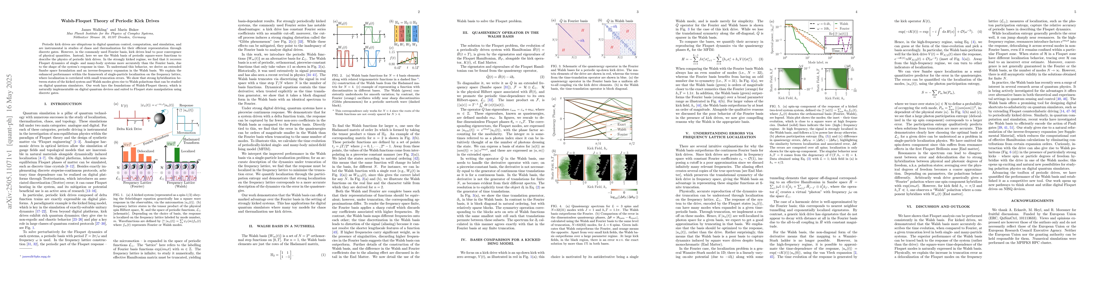Thumbnail for Walsh-Floquet Theory of Periodic Kick Drives