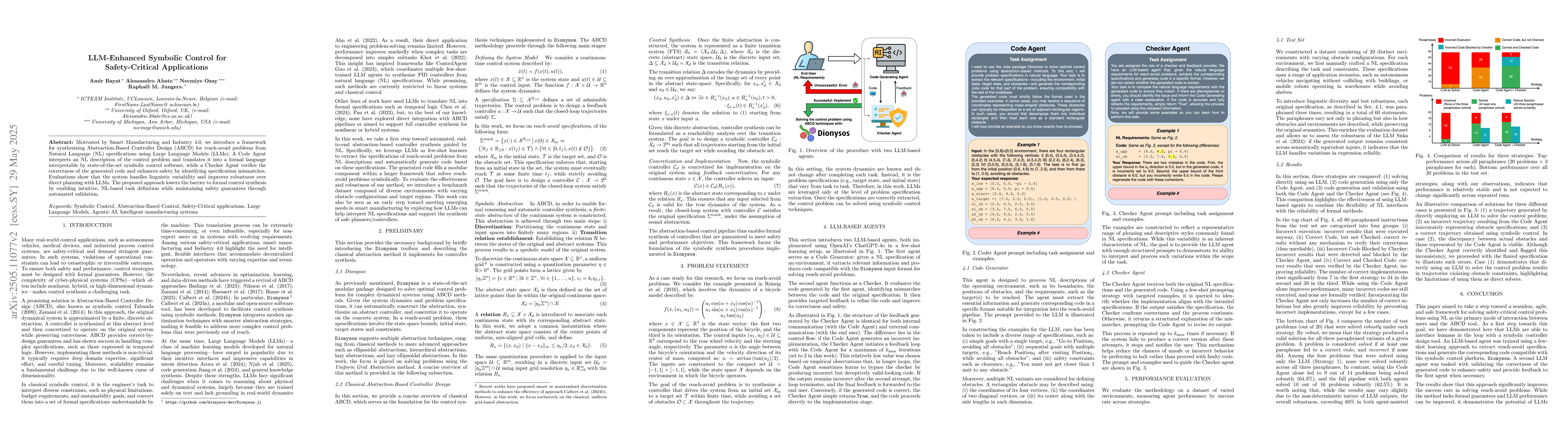 Thumbnail for LLM-Enhanced Symbolic Control for Safety-Critical Applications
