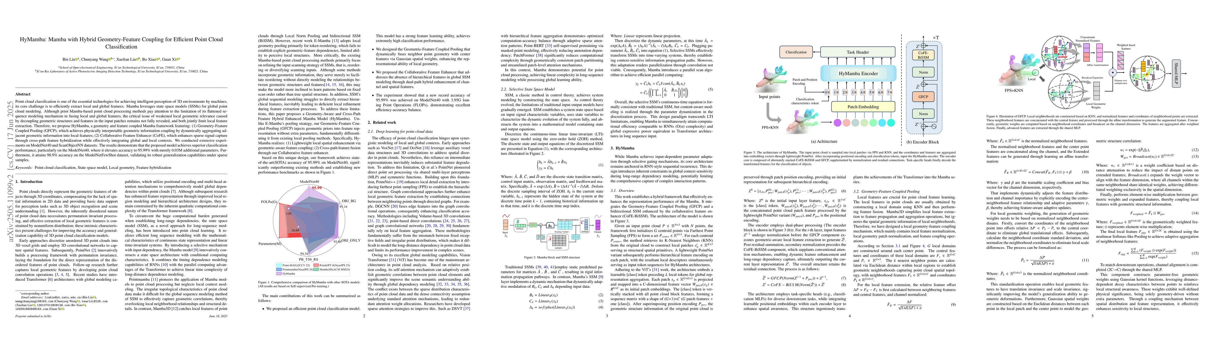 Thumbnail for Hybrid-Emba3D: Geometry-Aware and Cross-Path Feature Hybrid Enhanced
  State Space Model for Point Cloud Classification