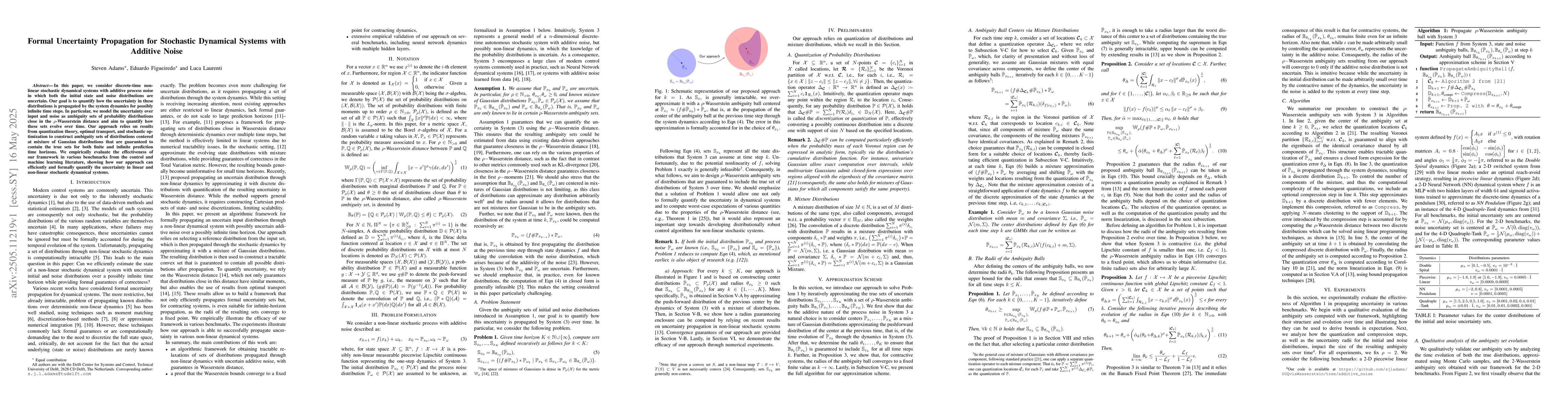 Thumbnail for Formal Uncertainty Propagation for Stochastic Dynamical Systems with
  Additive Noise