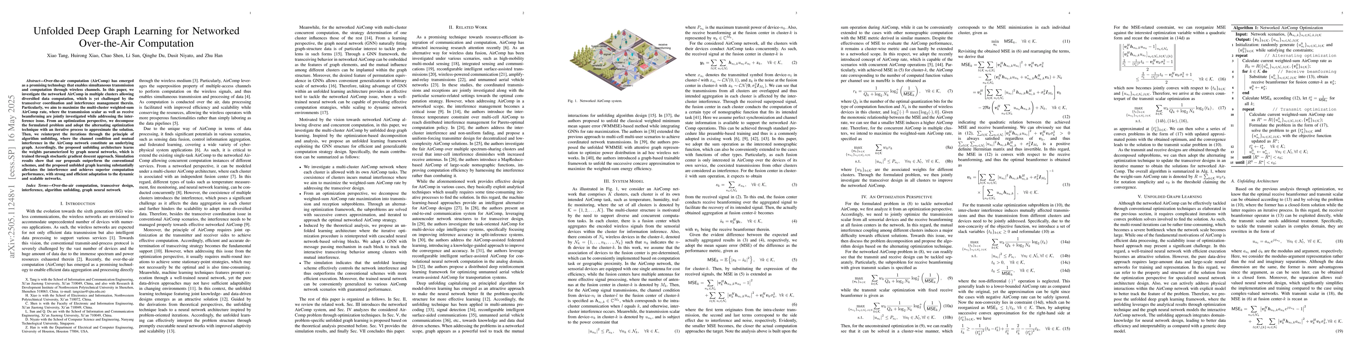 Thumbnail for Unfolded Deep Graph Learning for Networked Over-the-Air Computation